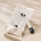 Two clear PQP Cartridges shown with clear packaging
