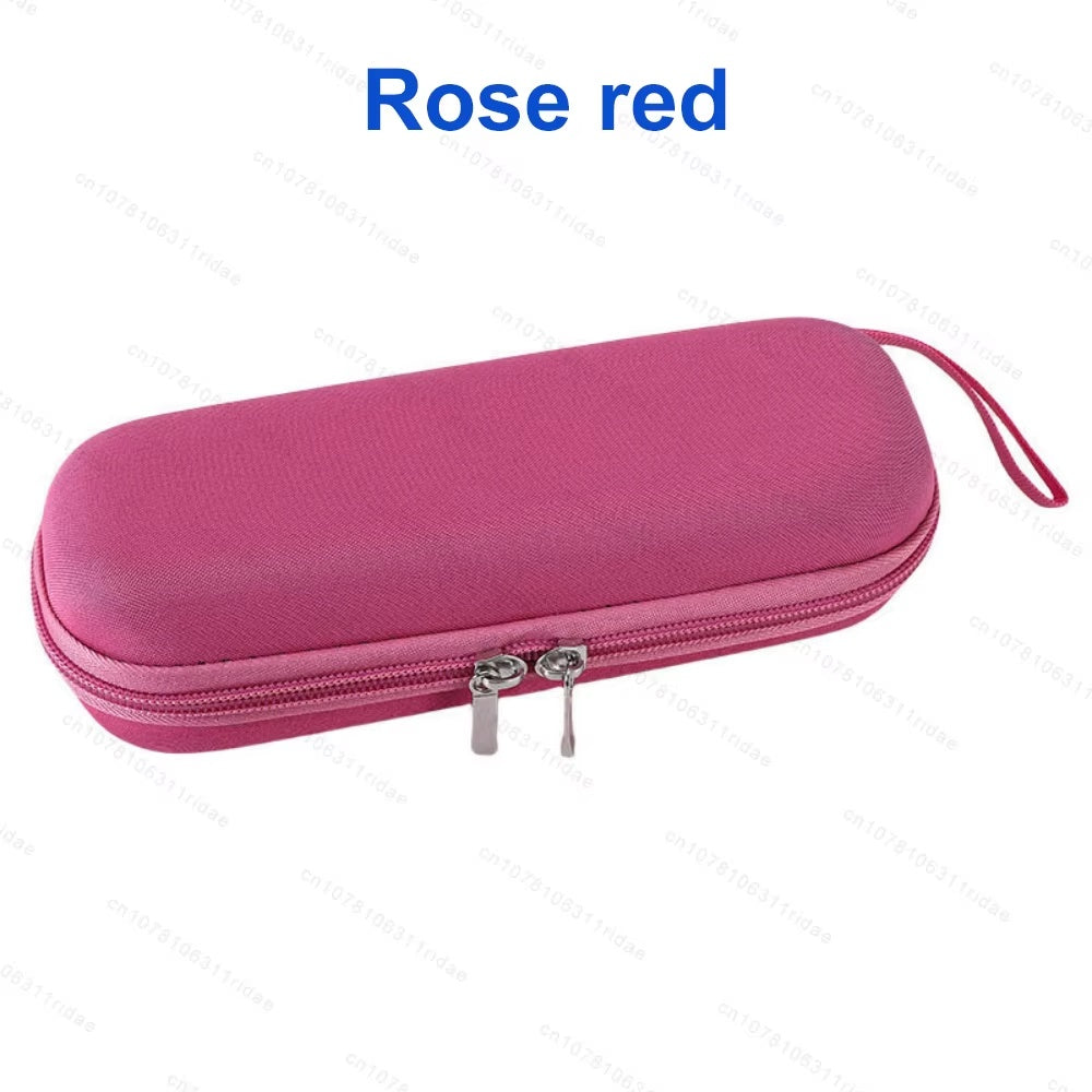 Everyday quick pen travel case in rose red